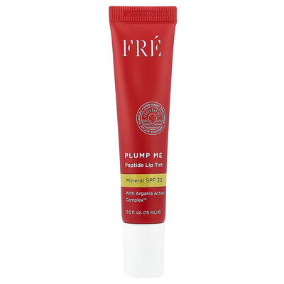 Fre Plump Me тинт для губ с пептидами, SPF 30, Monaco, 0.5 fl oz (15 ml)
