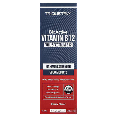 BioActive Vitamin B12, Cherry, 1 fl oz