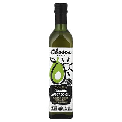 100% Pure Organic Avocado Oil, 16.9 fl oz (500 ml)