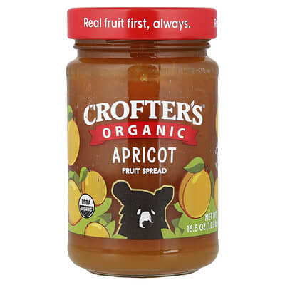 Crofter's Organic органический джем из абрикосов, 16.5 oz (468 g)