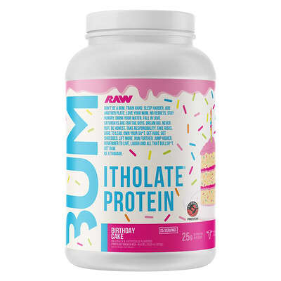 Протеин Bum, Itholate® Protein, Birthday Cake, 29.1 oz (825 g)