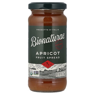 Organic Fruit Spread, Apricot, 9 oz (255 g)