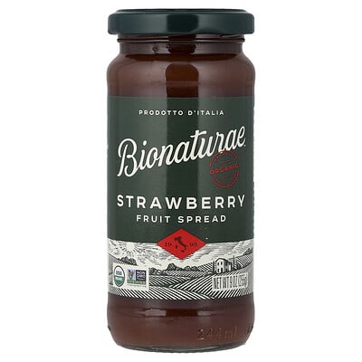 Фруктовый джем Bionaturae, клубника, 9 oz (255 g)