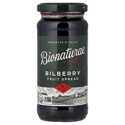 Organic Fruit Spread, Bilberry, 9 oz (255 g)