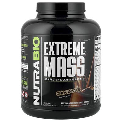 Extreme Mass, шоколад, 6 lb (2,722 g)