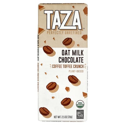 Oat Milk Chocolate, Coffee Toffee Crunch, 2.5 oz (70 g)