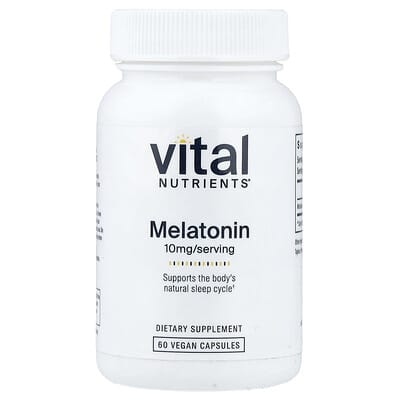 Melatonin, 10 mg, 60 Vegan Capsules