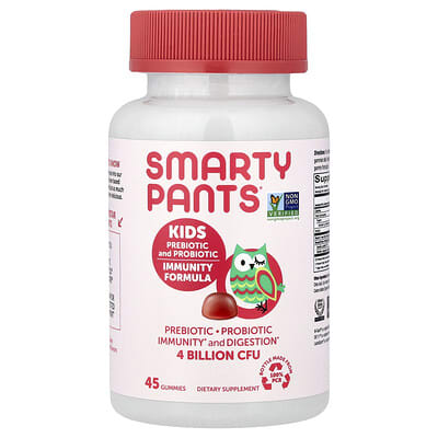 Kids Digestive, Probiotic & Prebiotic Gummies, Strawberry, 45 Gummies