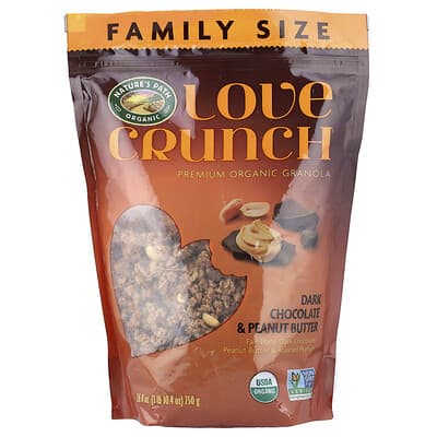 Love Crunch®, Premium Organic Granola, Dark Chocolate & Peanut Butter, 26.4 oz (750 g)