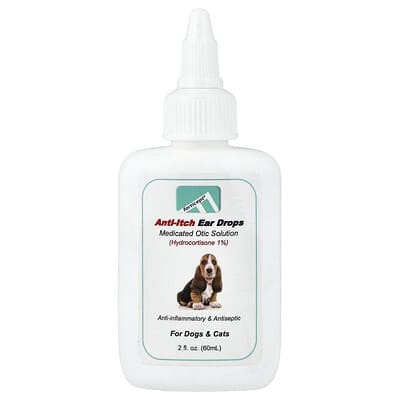 Anti-Itch Ear Drops, For Dogs & Cats, 2 fl oz (60 ml)