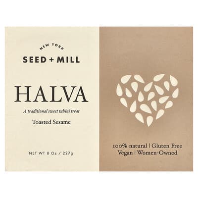 Halva, Toasted Sesame, 8 oz (227 g)