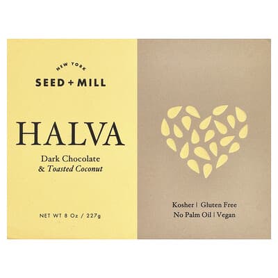 Halva, Dark Chocolate & Toasted Coconut, 8 oz (227 g)