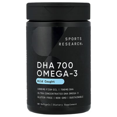 DHA 700 Omega-3, Wild Caught, 90 Softgels