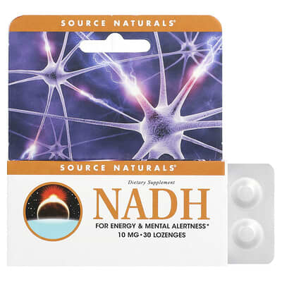 NADH, 10 mg, 30 Lozenges