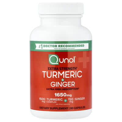 Turmeric + Ginger, 90 капсул