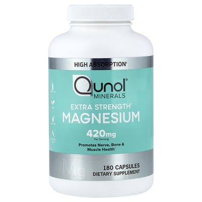 Magnesium, 180 Capsules (210 mg per Capsule)