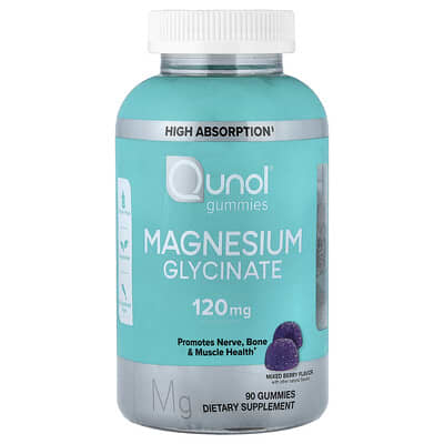 Magnesium Glycinate Gummies, Mixed Berry, 90 Gummies (60 mg per Gummy)
