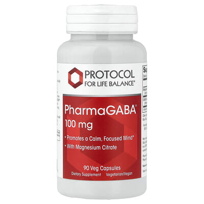 PharmaGABA® с магнием цитратом, 90 капсул