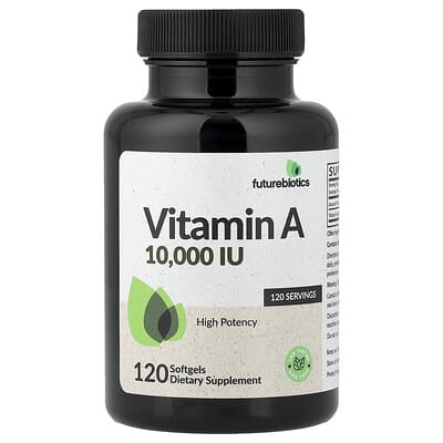 Futurebiotics Витамин A, 3,000 mcg RAE (10,000 IU), 120 мягких капсул