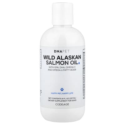 DNA Pet, Wild Alaskan Salmon Oil, For Dogs, 8 fl oz (237 ml)
