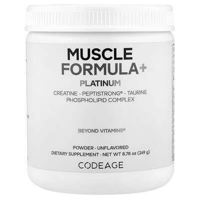 Codeage Muscle Formula+, Platinum, без вкуса, 8.78 oz (249 g)