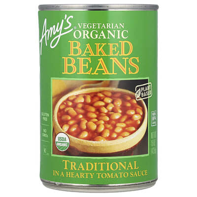 Organic Vegetarian Baked Beans, Traditional, 15 oz (425 g)