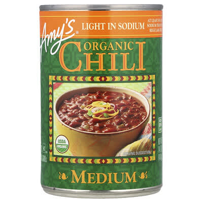 Organic Chili, Medium, Light in Sodium, 14.7 oz (416 g)