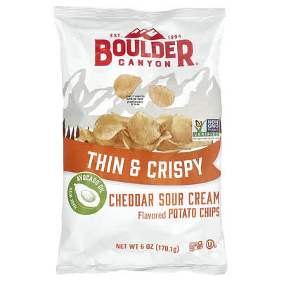 Картофель чипсы Thin & Crispy Cheddar Sour Cream 6 oz (170.1 g)