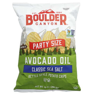Картофель чипсы Boulder Canyon Avocado Oil Classic Sea Salt, 10 oz (283.5 g)