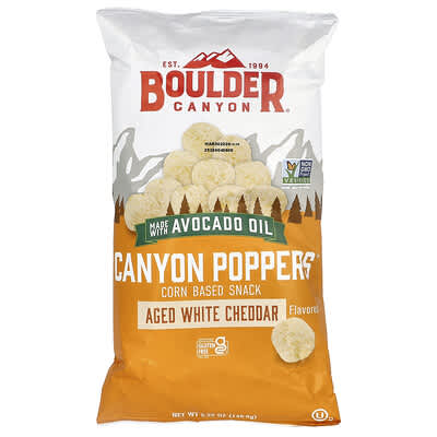 Canyon Poppers™, Aged White Cheddar, 5.25 oz (148.8g)