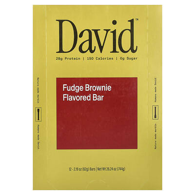 Протеиновый батончик Fudge Brownie 12 Bars 2.19 oz (62 g)