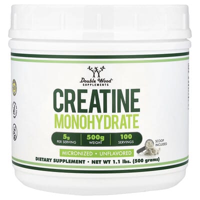 Креатин Double Wood Supplements Monohydrate Powder Unflavored