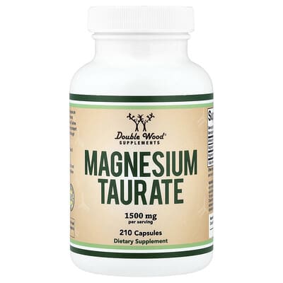 Magnesium Taurate, 210 капсул (500 mg на капсулу)