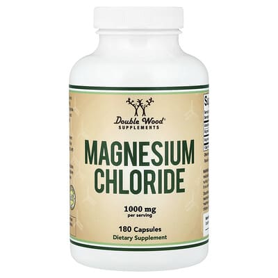 Магний хлорид Double Wood Supplements 180 капсул (500 мг на капсулу)