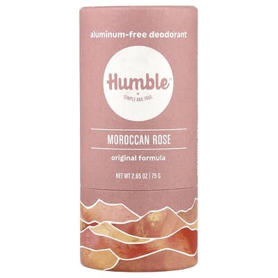 Дезодорант Humble Brands Aluminum Free, Moroccan Rose, 2.65 oz (75 g)