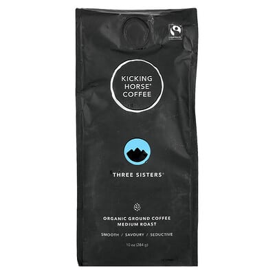 Three Sisters®, Organic Ground Coffee, Medium Roast, 10 oz (284 g)