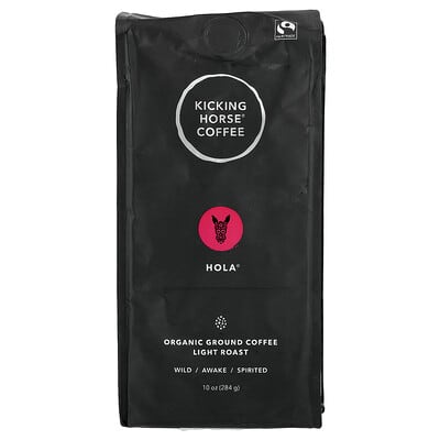 Органический кофе Hola®, молотый, светлая обжарка, 10 oz (284 g)