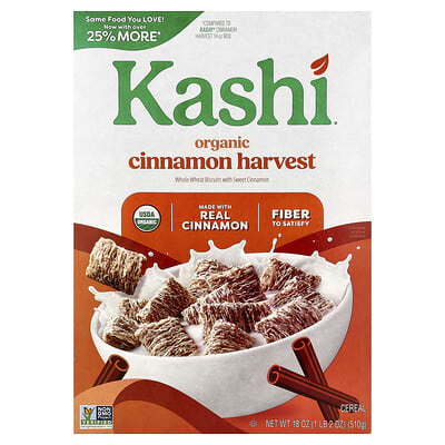 Organic Cereal, Cinnamon Harvest, 18 oz (510 g)
