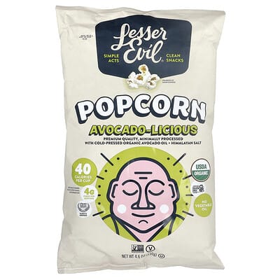 LesserEvil Попкорн Avocado-Licious, 4.6 oz (130 g)
