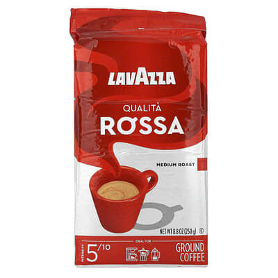 LavAzza Premium Coffees Qualita Rossa молотый кофе, Medium Roast, 8.8 oz (250 g)