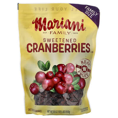 Подслащенный клюквенный десерт Mariani 30 oz (850 g)