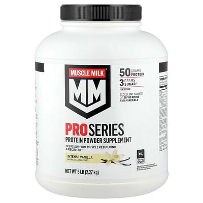 Pro Series, Protein Powder, Intense Vanilla, 5 lb (2.27 kg)