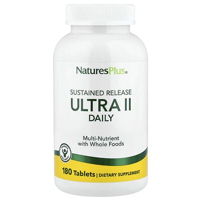Мультивитамины NaturesPlus Ultra II Daily с цельными продуктами 180 таблеток