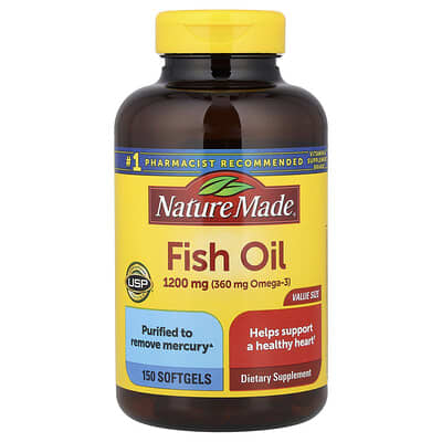 Fish Oil, 1,200 mg, 150 Softgels
