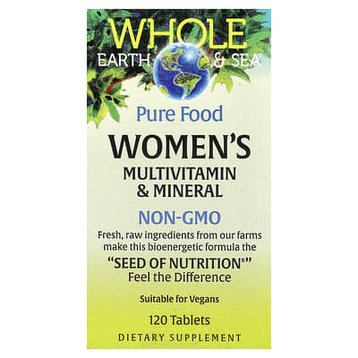 Whole Earth & Sea®, Women's Multivitamin & Mineral, 120 Tablets