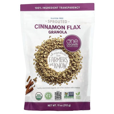 Sprouted Cinnamon Flax Granola, 11 oz (312 g)