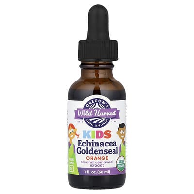 Kids Echinacea Goldenseal, Orange, 1 fl oz (30 ml)