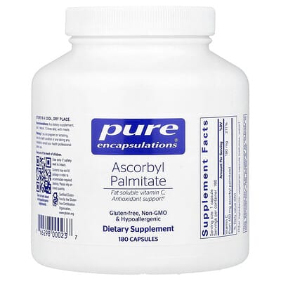 Ascorbyl Palmitate, 180 Capsules (190 mg per Capsule)
