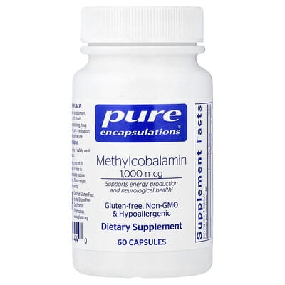 Methylcobalamin, 1,000 mcg, 60 Capsules