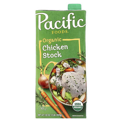 Organic Chicken Stock, 32 oz (907 g)